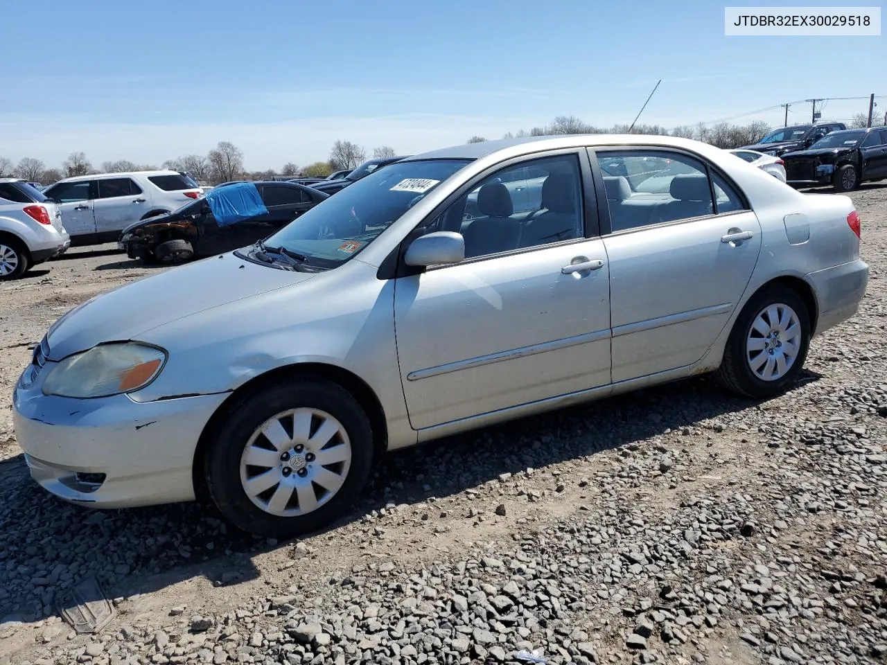 2003 Toyota Corolla Ce VIN: JTDBR32EX30029518 Lot: 47324844