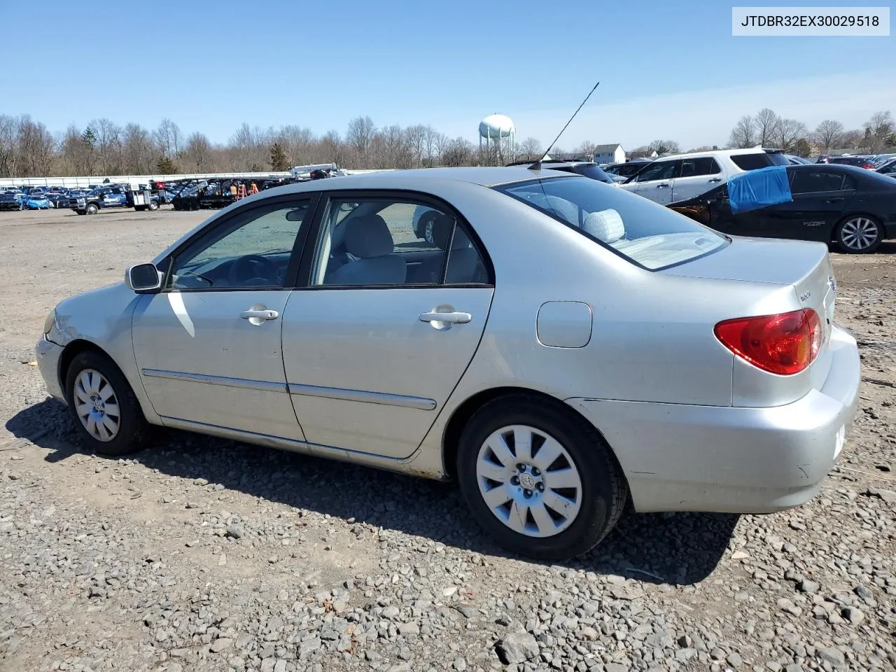 2003 Toyota Corolla Ce VIN: JTDBR32EX30029518 Lot: 47324844