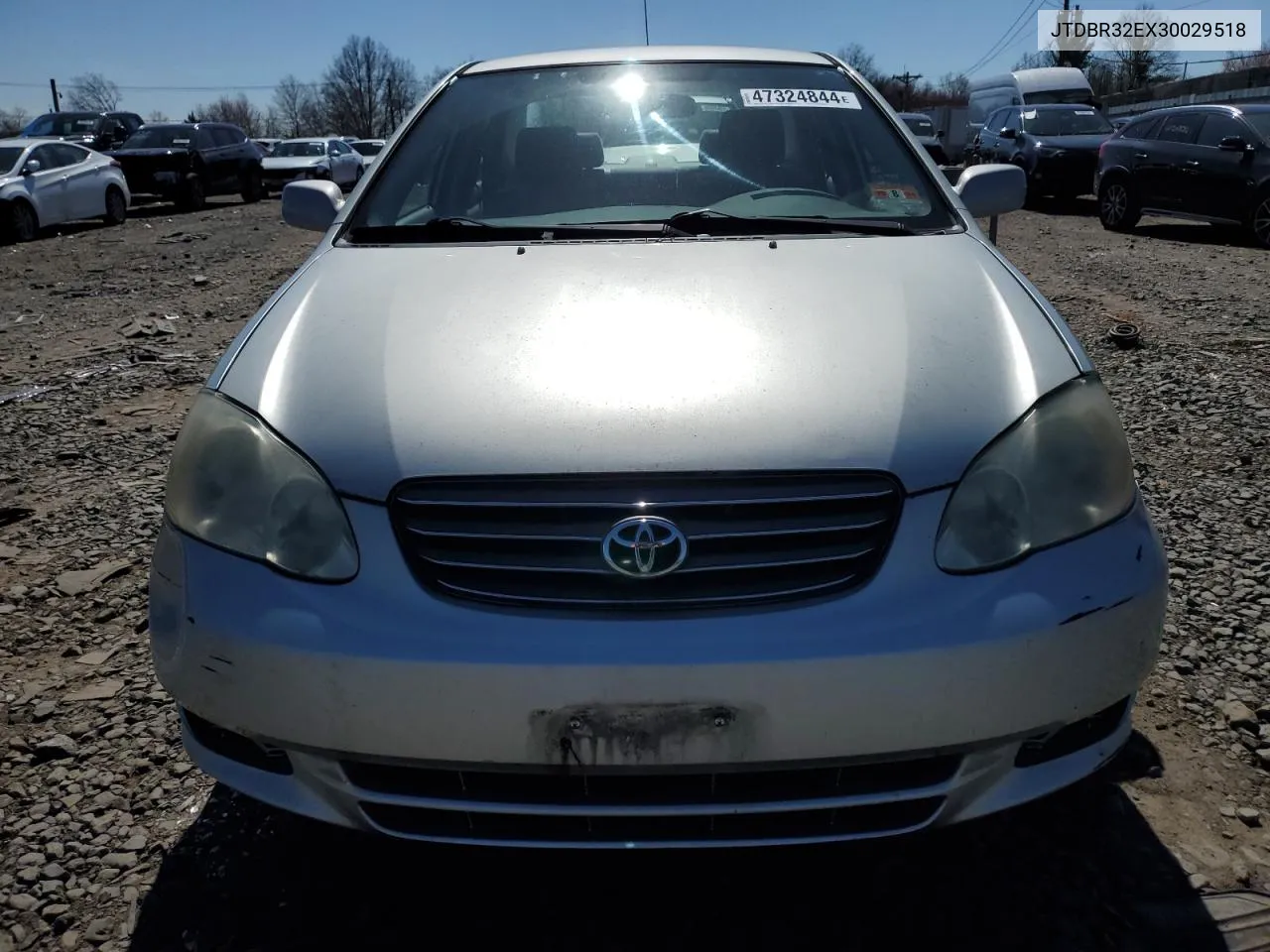 2003 Toyota Corolla Ce VIN: JTDBR32EX30029518 Lot: 47324844