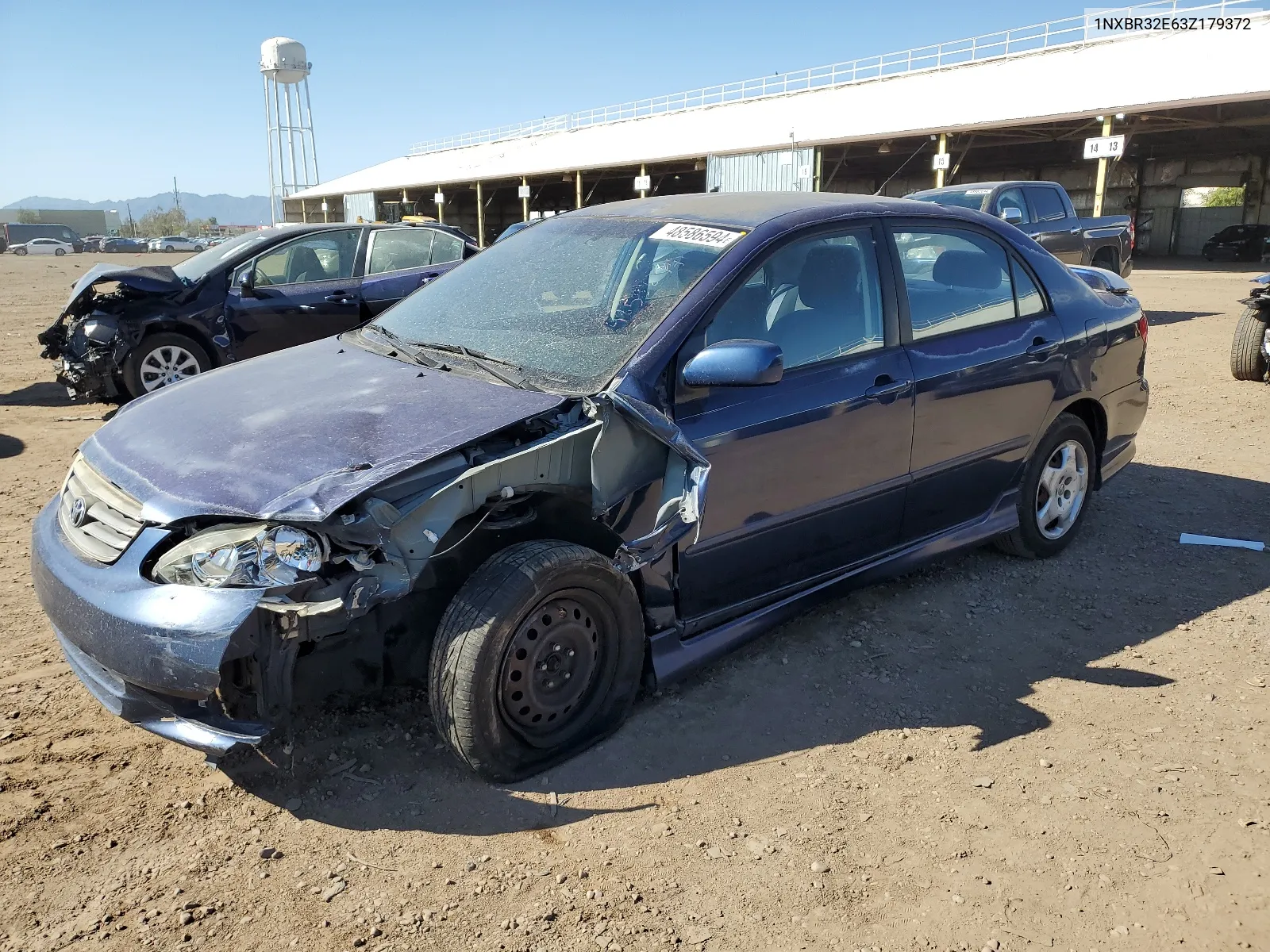 2003 Toyota Corolla Ce VIN: 1NXBR32E63Z179372 Lot: 48586594