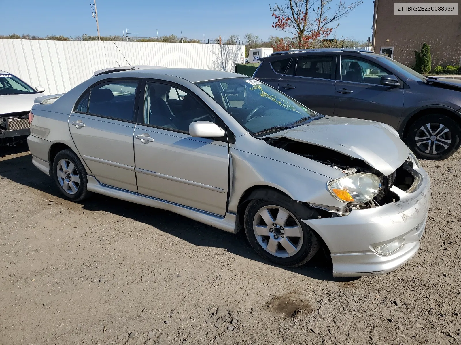 2003 Toyota Corolla Ce VIN: 2T1BR32E23C033939 Lot: 51026134