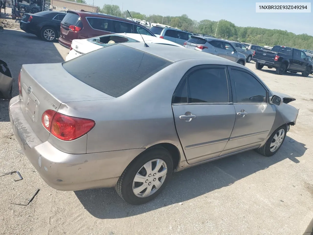 2003 Toyota Corolla Ce VIN: 1NXBR32E93Z049294 Lot: 51205984