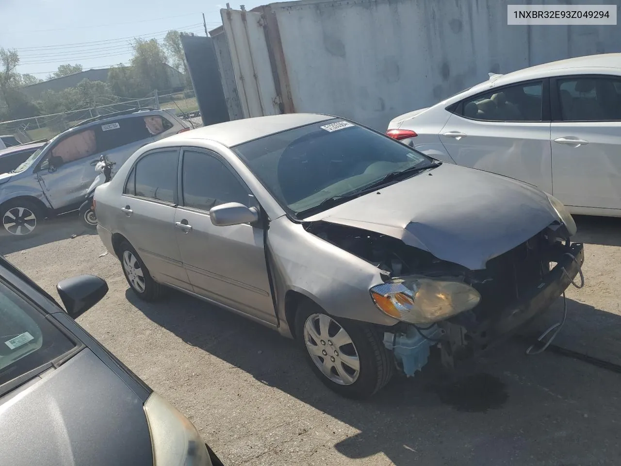 2003 Toyota Corolla Ce VIN: 1NXBR32E93Z049294 Lot: 51205984