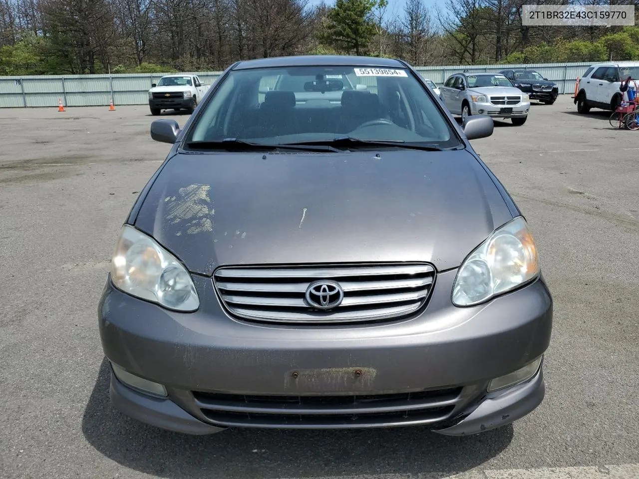 2003 Toyota Corolla Ce VIN: 2T1BR32E43C159770 Lot: 55139854