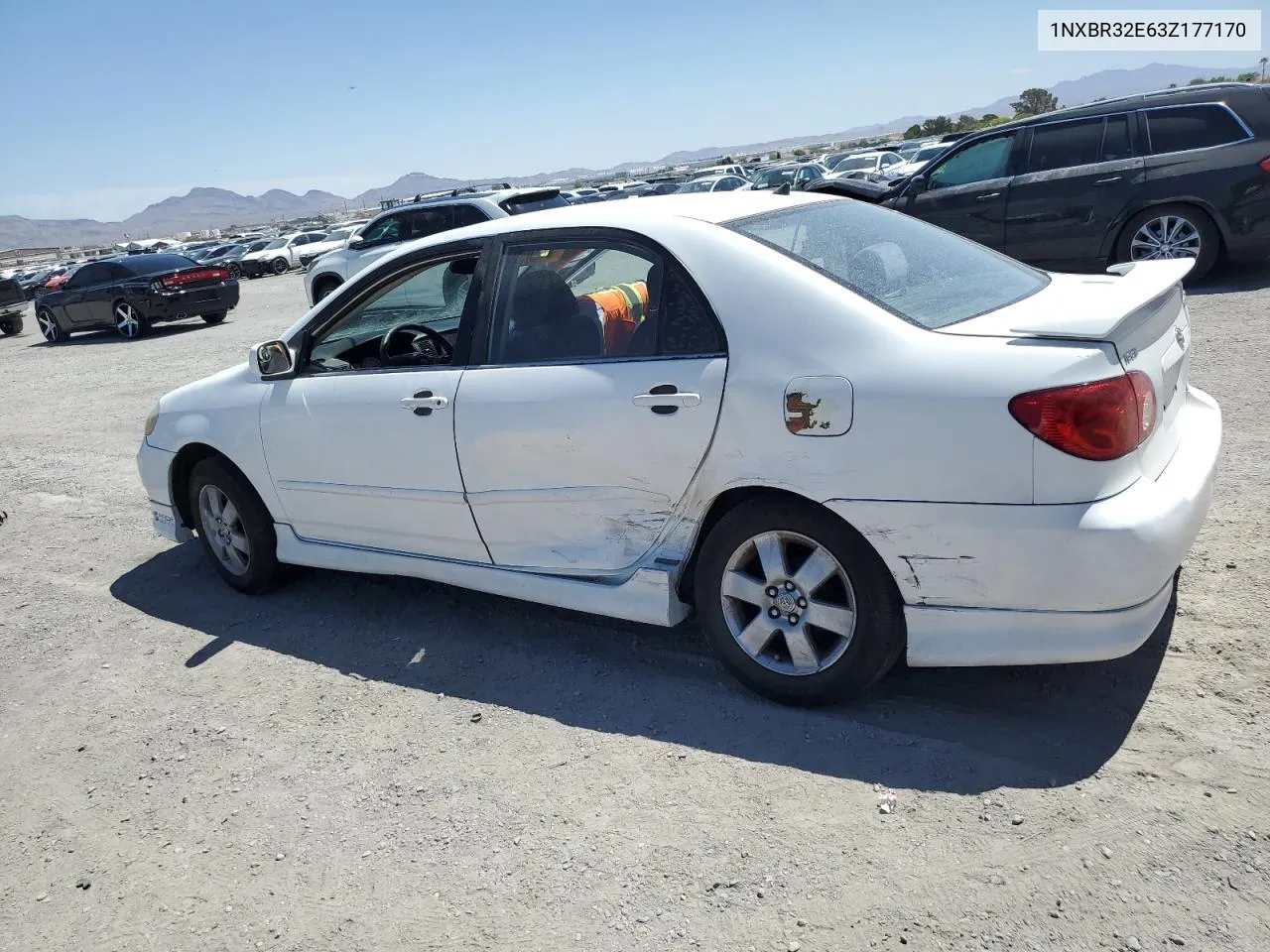 2003 Toyota Corolla Ce VIN: 1NXBR32E63Z177170 Lot: 57353514