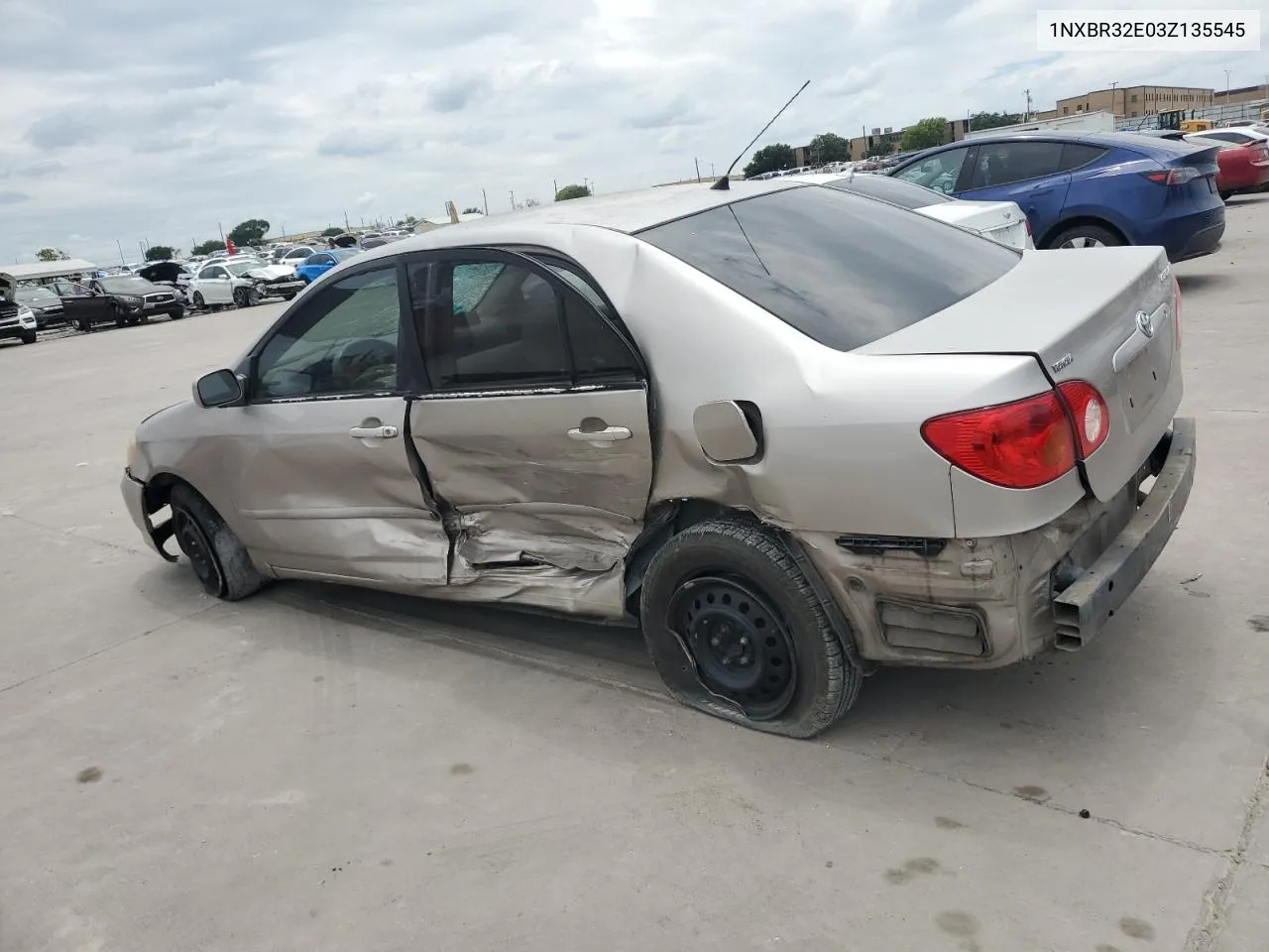 2003 Toyota Corolla Ce VIN: 1NXBR32E03Z135545 Lot: 59983064