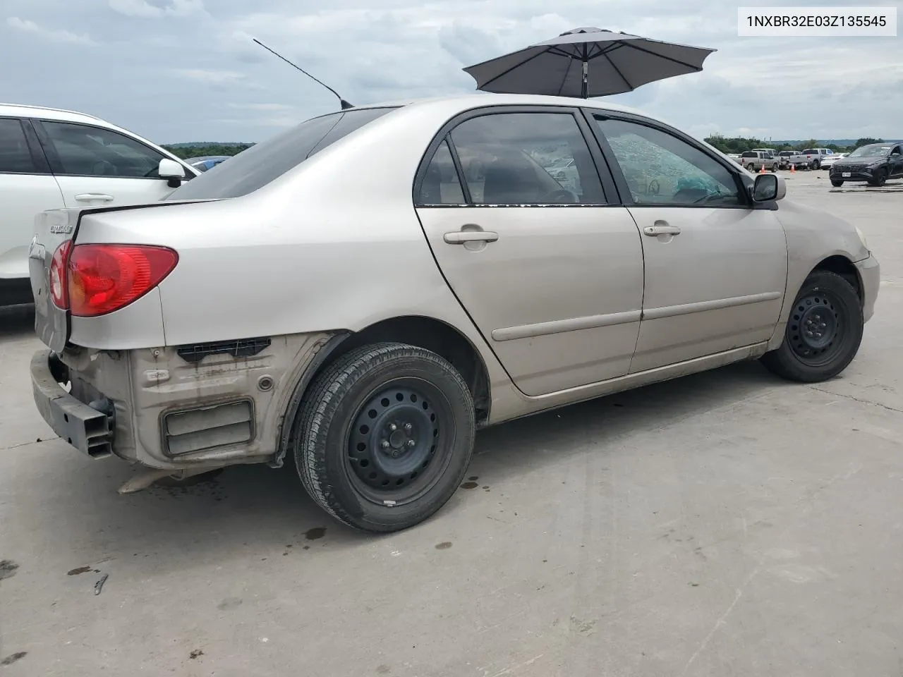 2003 Toyota Corolla Ce VIN: 1NXBR32E03Z135545 Lot: 59983064