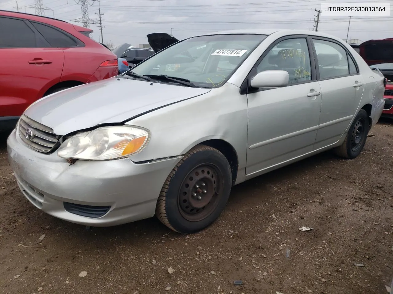 2003 Toyota Corolla Ce VIN: JTDBR32E330013564 Lot: 60633954