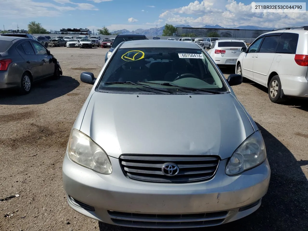 2003 Toyota Corolla Ce VIN: 2T1BR32E53C044790 Lot: 60750414