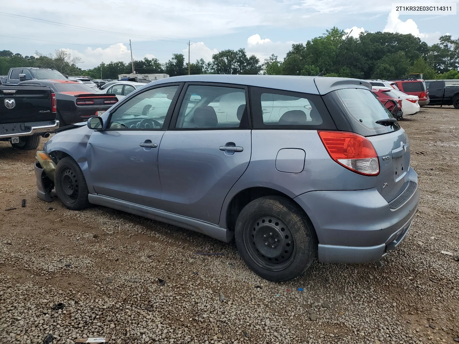 2003 Toyota Corolla Matrix Xr VIN: 2T1KR32E03C114311 Lot: 61711354