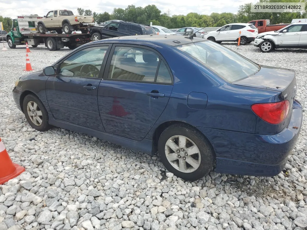 2003 Toyota Corolla Ce VIN: 2T1BR32E03C142822 Lot: 62543084