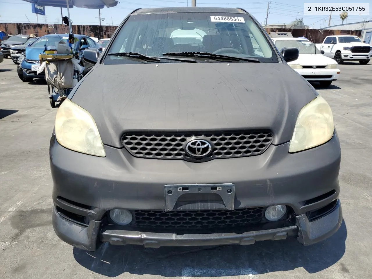 2003 Toyota Corolla Matrix Xr VIN: 2T1KR32E53C051755 Lot: 64488534