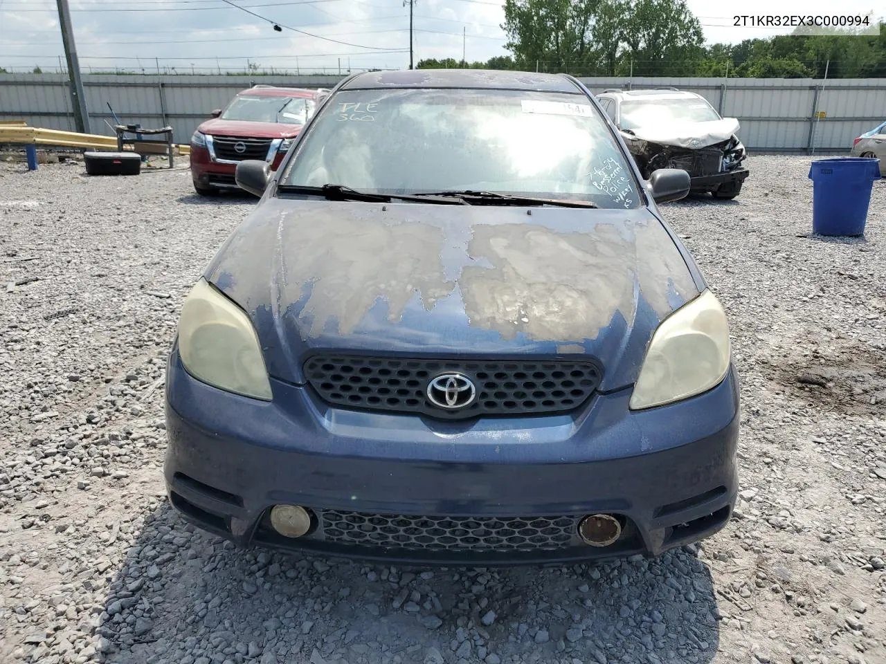 2003 Toyota Corolla Matrix Xr VIN: 2T1KR32EX3C000994 Lot: 66155154