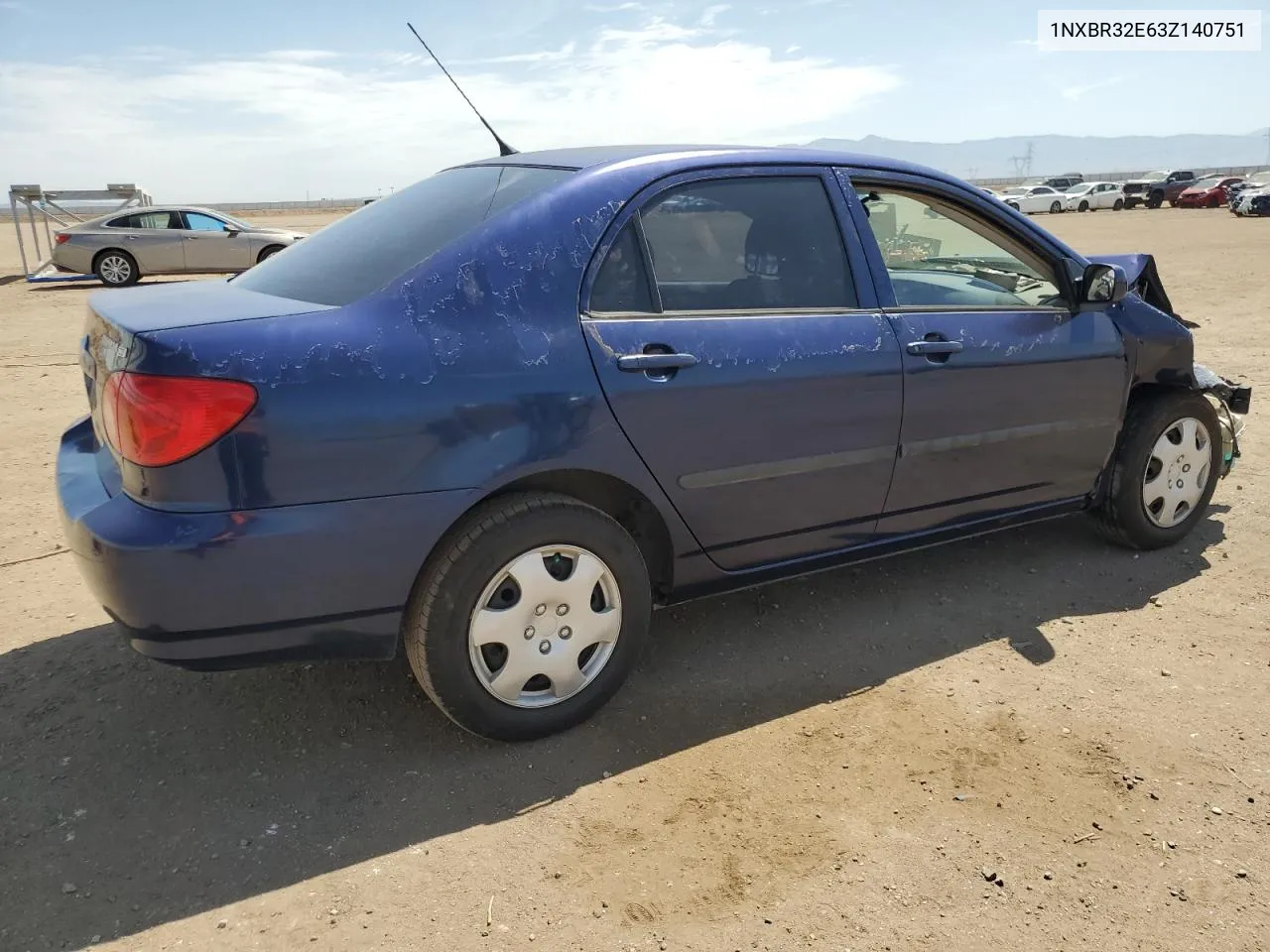 2003 Toyota Corolla Ce VIN: 1NXBR32E63Z140751 Lot: 66488424