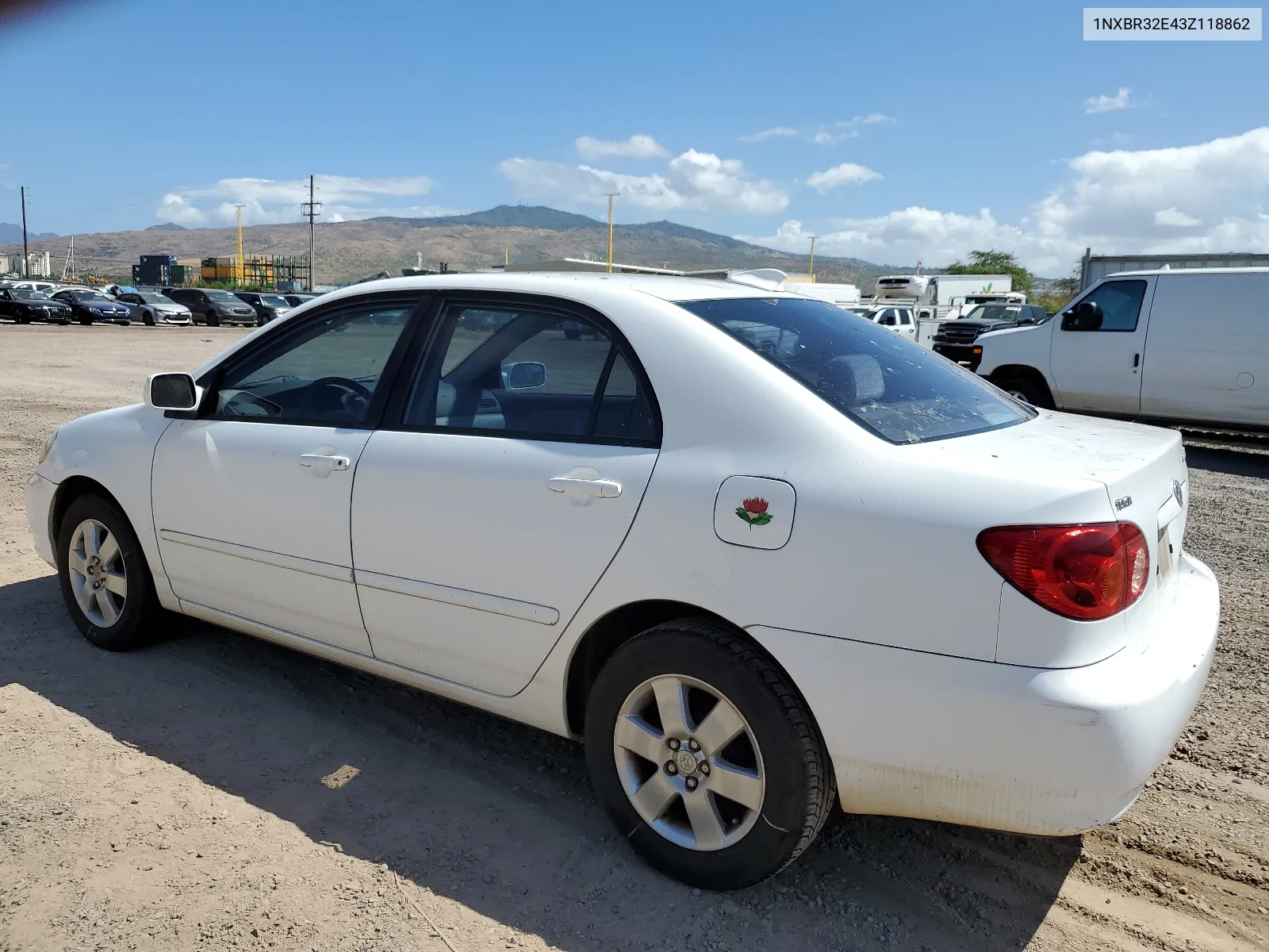 2003 Toyota Corolla Ce VIN: 1NXBR32E43Z118862 Lot: 66630994