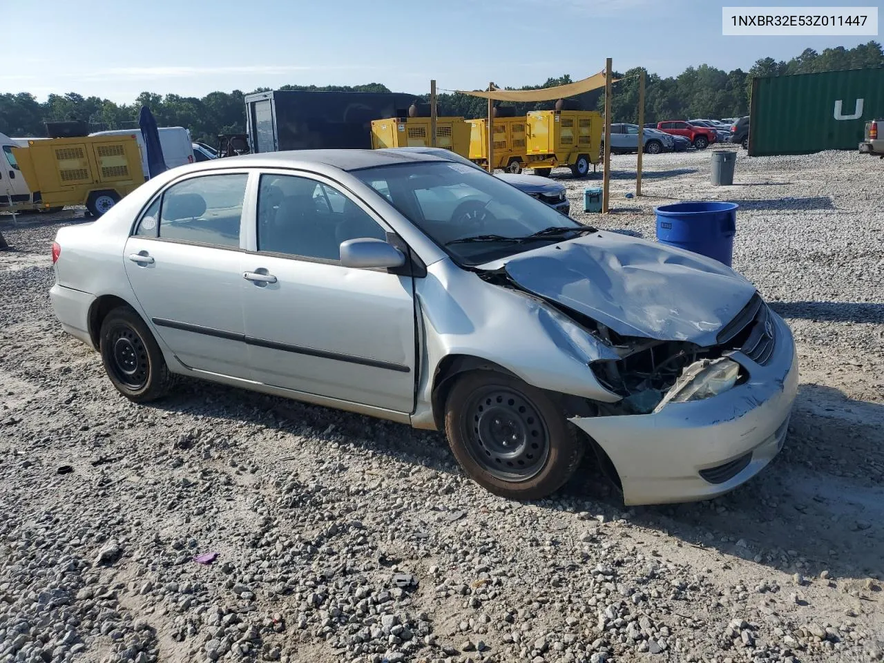 2003 Toyota Corolla Ce VIN: 1NXBR32E53Z011447 Lot: 66750174