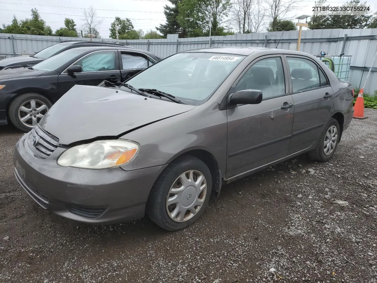 2003 Toyota Corolla Ce VIN: 2T1BR32E33C755274 Lot: 66814954