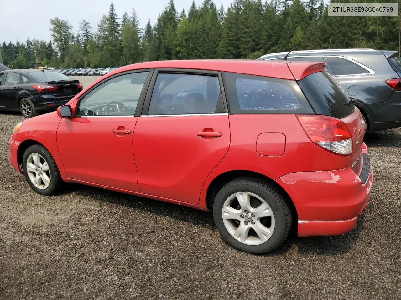 2003 Toyota Corolla Matrix Base VIN: 2T1LR38E93C040799 Lot: 67003974