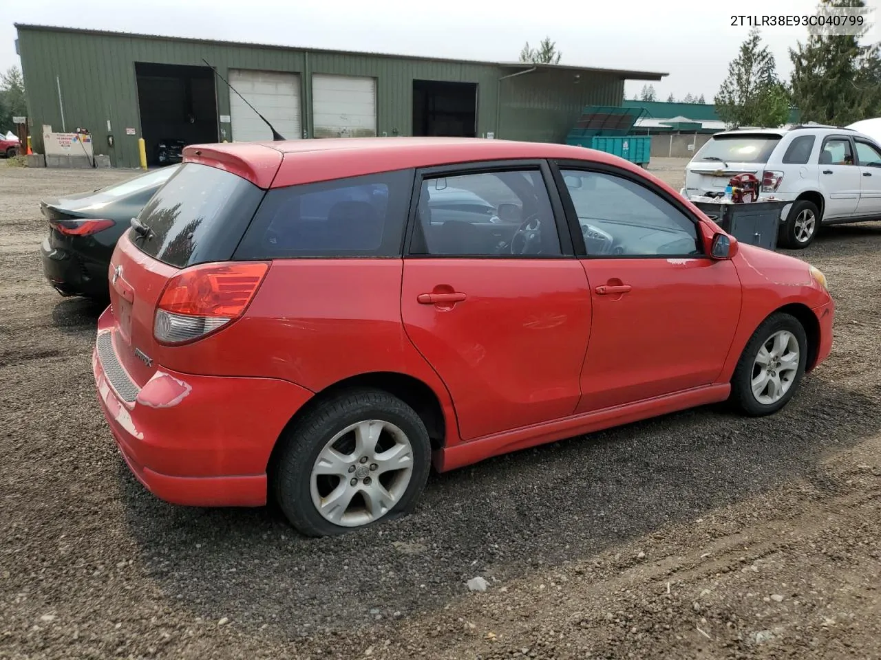 2003 Toyota Corolla Matrix Base VIN: 2T1LR38E93C040799 Lot: 67003974