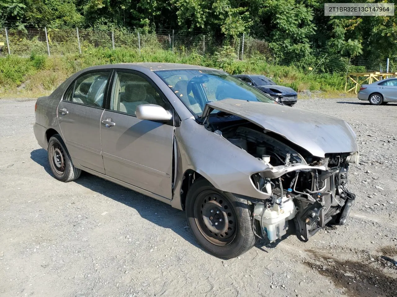 2003 Toyota Corolla Ce VIN: 2T1BR32E13C147964 Lot: 67994774