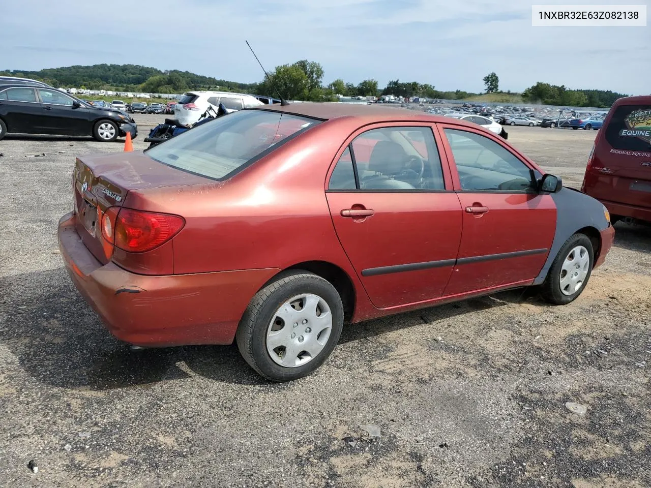 2003 Toyota Corolla Ce VIN: 1NXBR32E63Z082138 Lot: 68653504