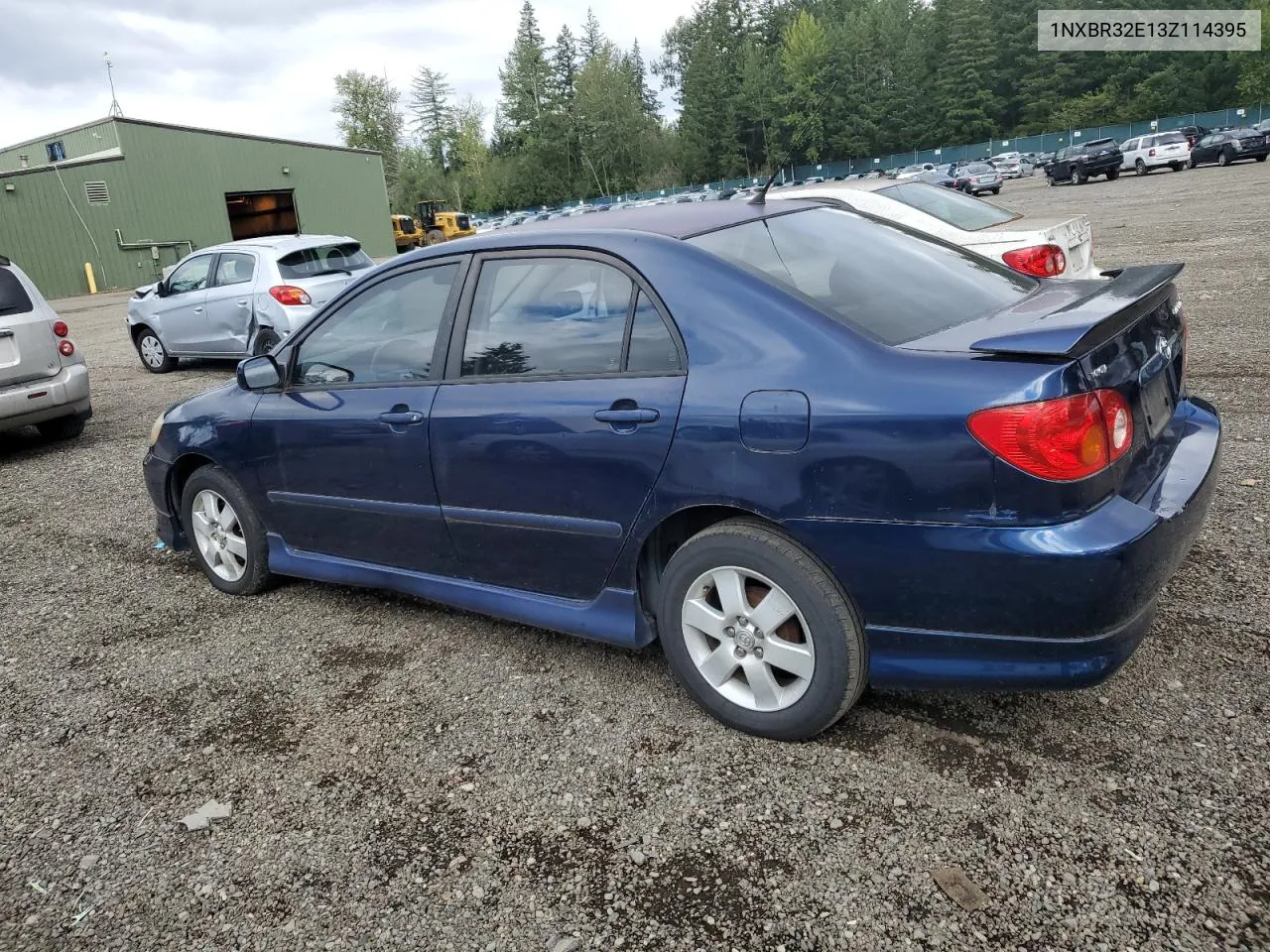 2003 Toyota Corolla Ce VIN: 1NXBR32E13Z114395 Lot: 68882264