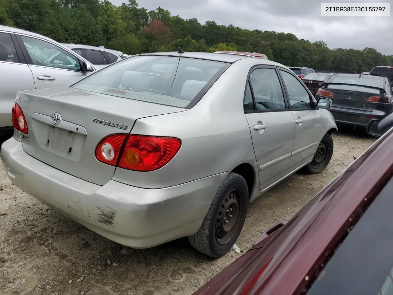 2003 Toyota Corolla Ce VIN: 2T1BR38E53C155797 Lot: 68892954