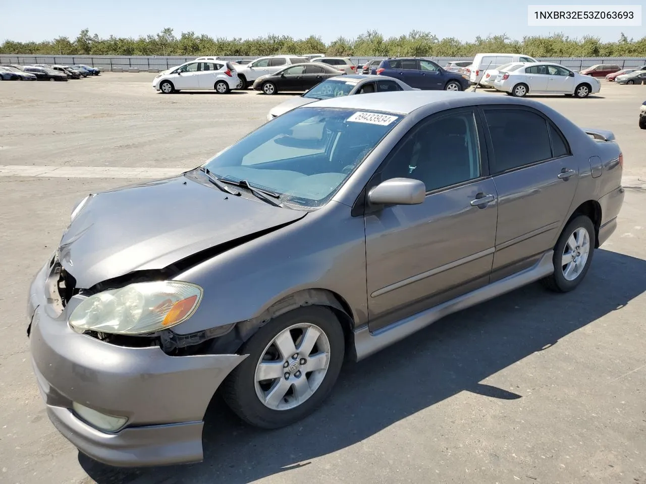 2003 Toyota Corolla Ce VIN: 1NXBR32E53Z063693 Lot: 69433934