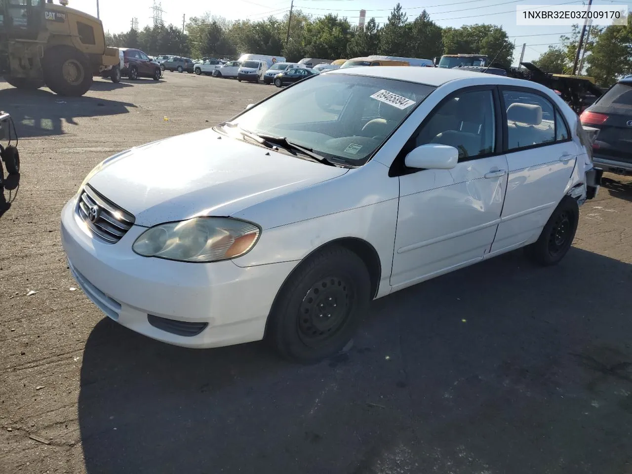 2003 Toyota Corolla Ce VIN: 1NXBR32E03Z009170 Lot: 69465894