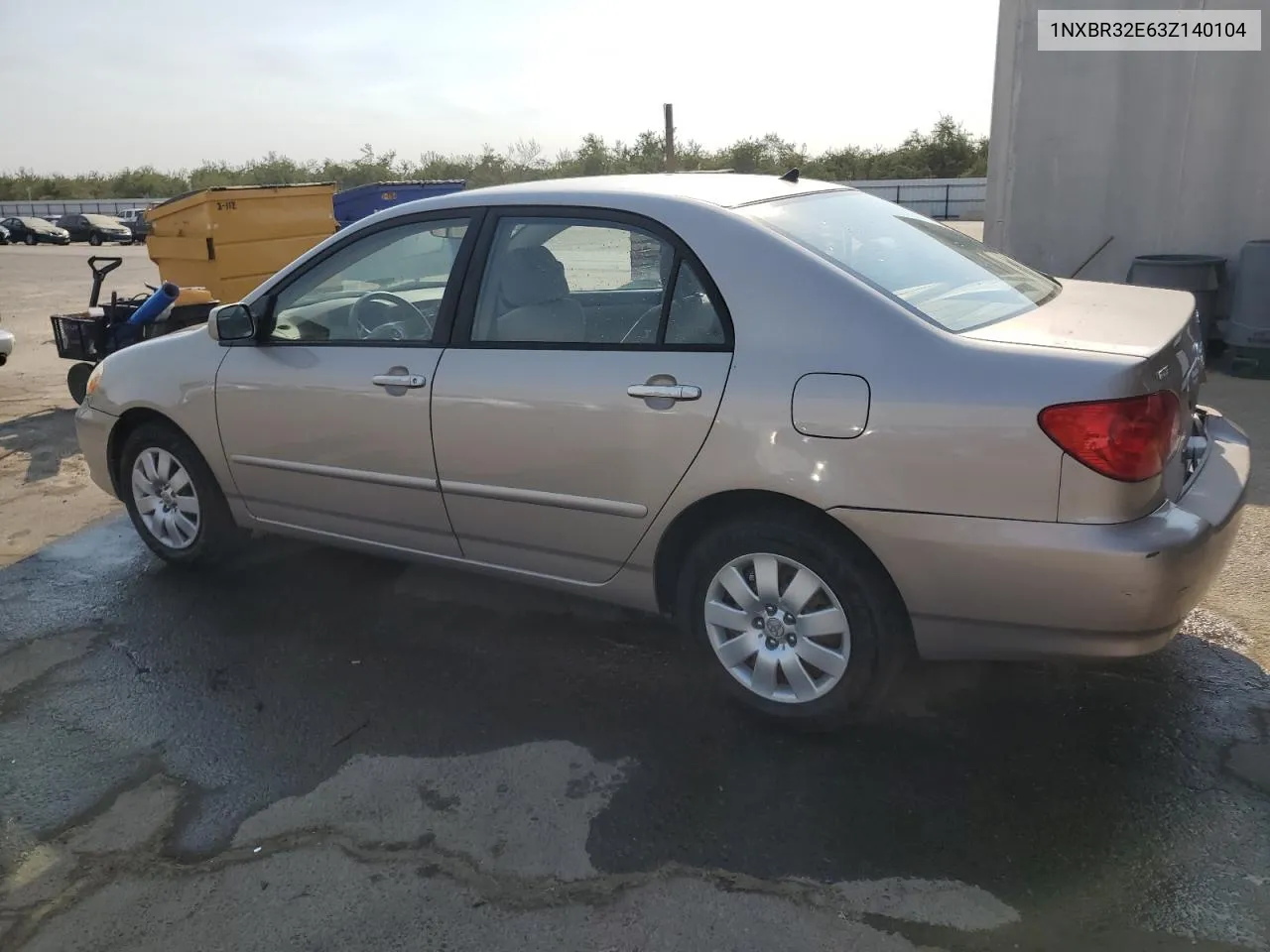 2003 Toyota Corolla Ce VIN: 1NXBR32E63Z140104 Lot: 69473504