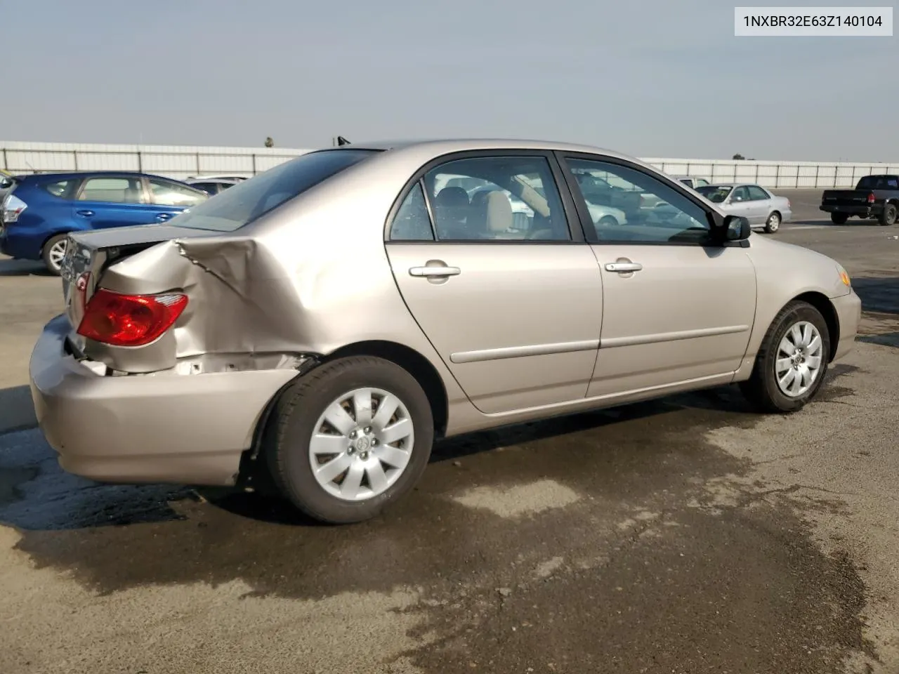 2003 Toyota Corolla Ce VIN: 1NXBR32E63Z140104 Lot: 69473504