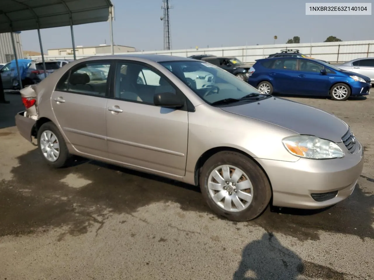 2003 Toyota Corolla Ce VIN: 1NXBR32E63Z140104 Lot: 69473504