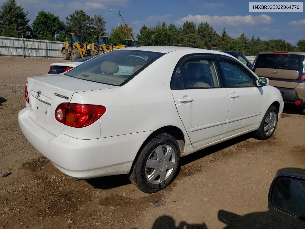 2003 Toyota Corolla Ce VIN: 1NXBR32E33Z064776 Lot: 69599324