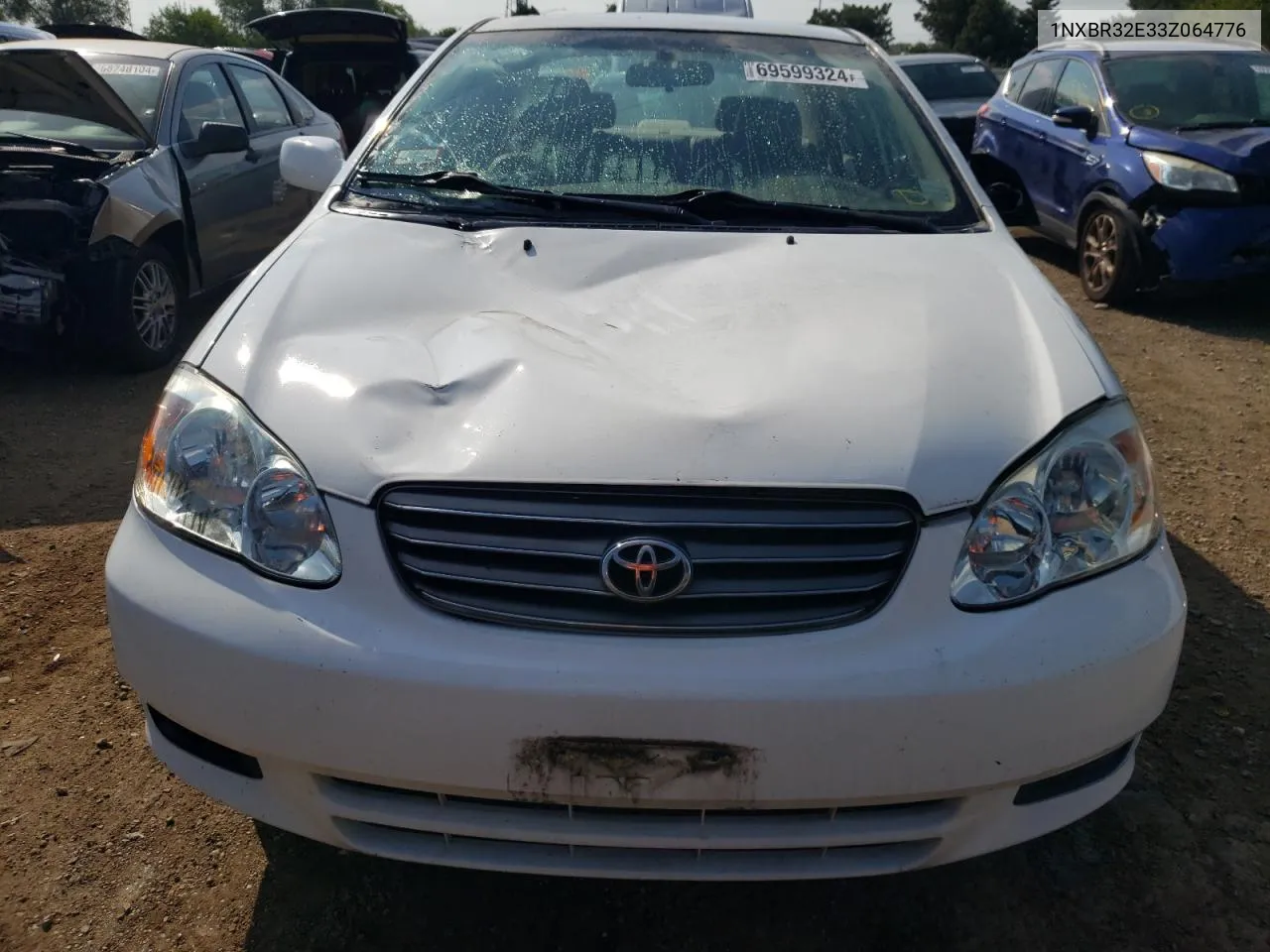 2003 Toyota Corolla Ce VIN: 1NXBR32E33Z064776 Lot: 69599324