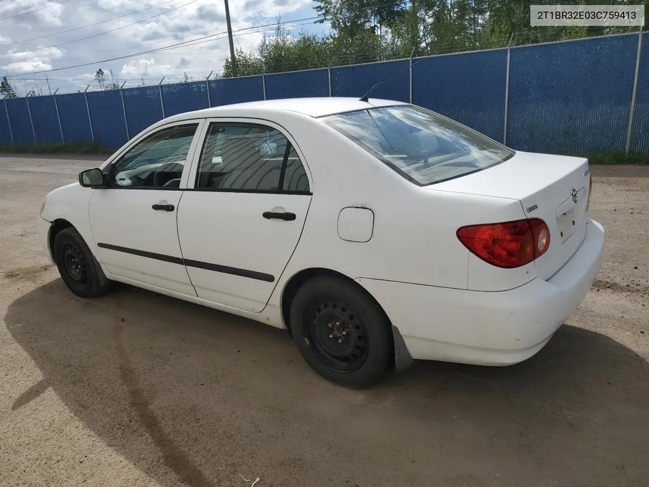 2003 Toyota Corolla Ce VIN: 2T1BR32E03C759413 Lot: 70043694