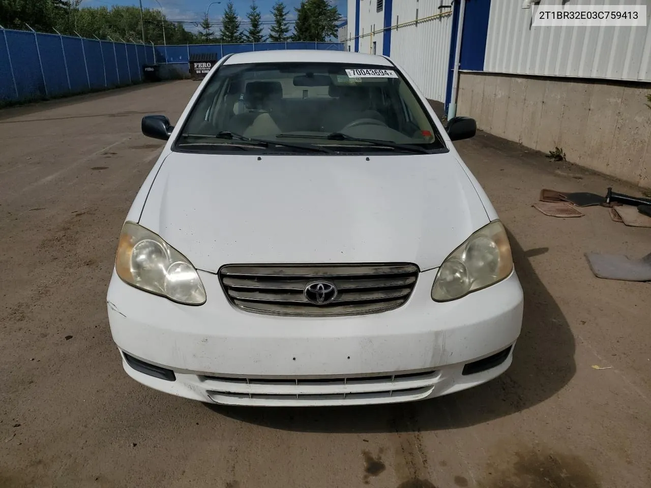 2T1BR32E03C759413 2003 Toyota Corolla Ce