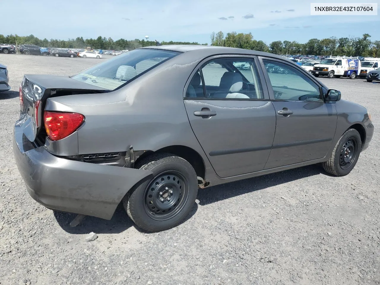 2003 Toyota Corolla Ce VIN: 1NXBR32E43Z107604 Lot: 70150824