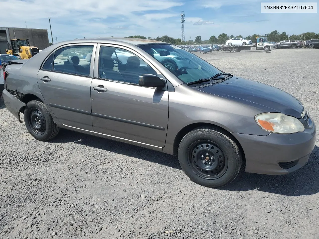 2003 Toyota Corolla Ce VIN: 1NXBR32E43Z107604 Lot: 70150824