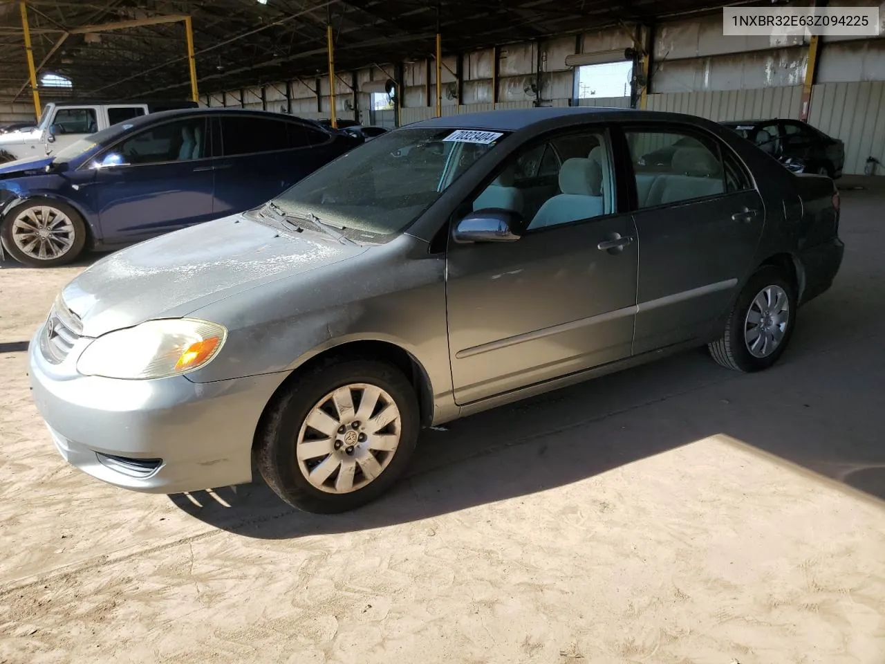 2003 Toyota Corolla Ce VIN: 1NXBR32E63Z094225 Lot: 70323404