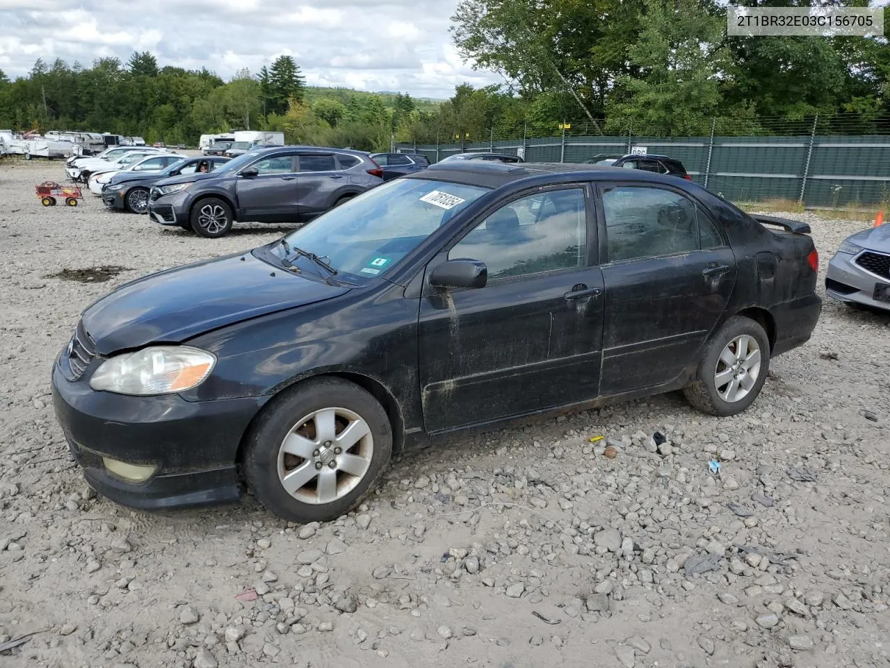 2003 Toyota Corolla Ce VIN: 2T1BR32E03C156705 Lot: 70518354