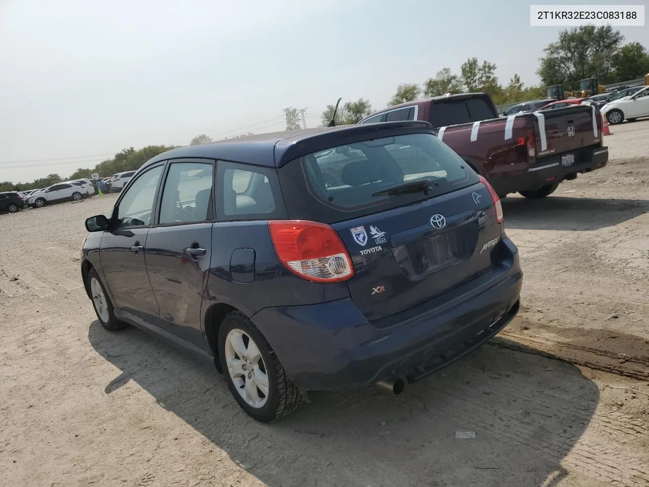 2003 Toyota Corolla Matrix Xr VIN: 2T1KR32E23C083188 Lot: 70699034