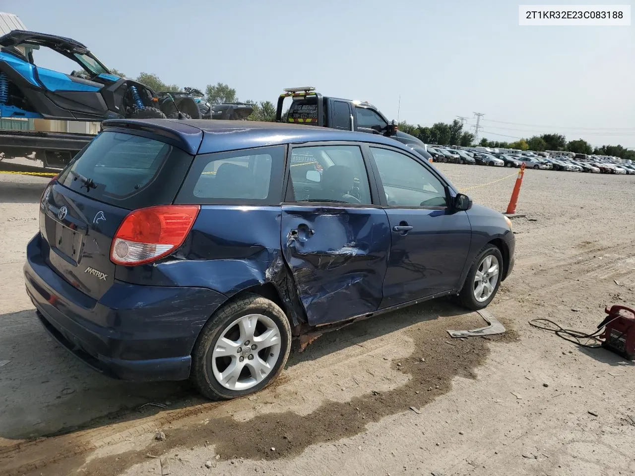 2003 Toyota Corolla Matrix Xr VIN: 2T1KR32E23C083188 Lot: 70699034