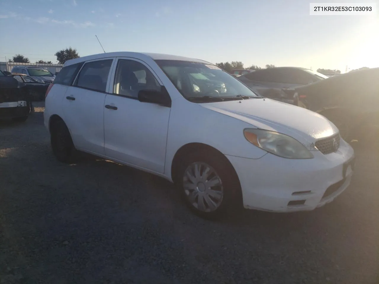 2003 Toyota Corolla Matrix Xr VIN: 2T1KR32E53C103093 Lot: 70766784