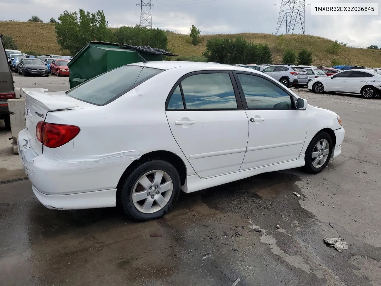 2003 Toyota Corolla Ce VIN: 1NXBR32EX3Z036845 Lot: 70791984