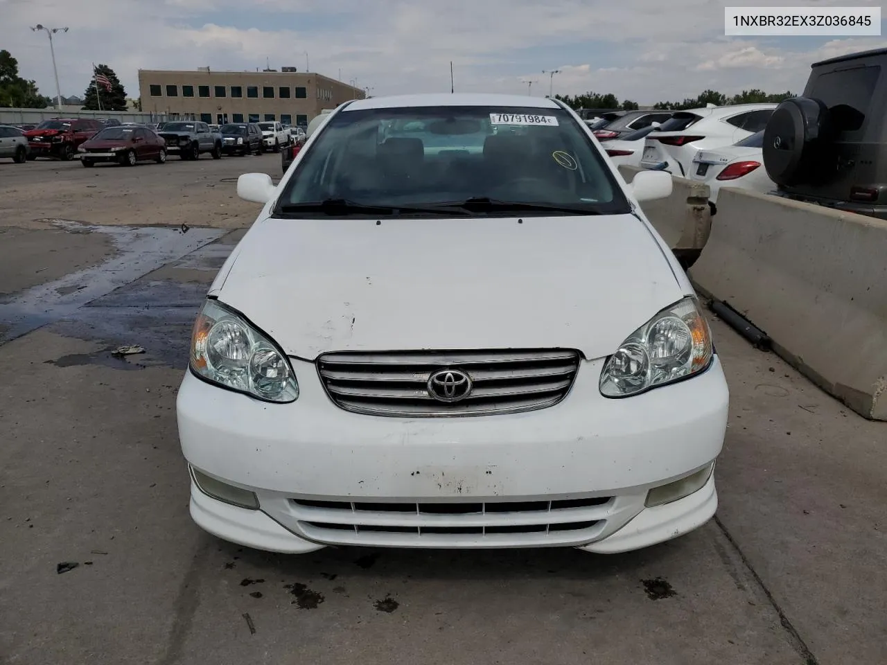 2003 Toyota Corolla Ce VIN: 1NXBR32EX3Z036845 Lot: 70791984