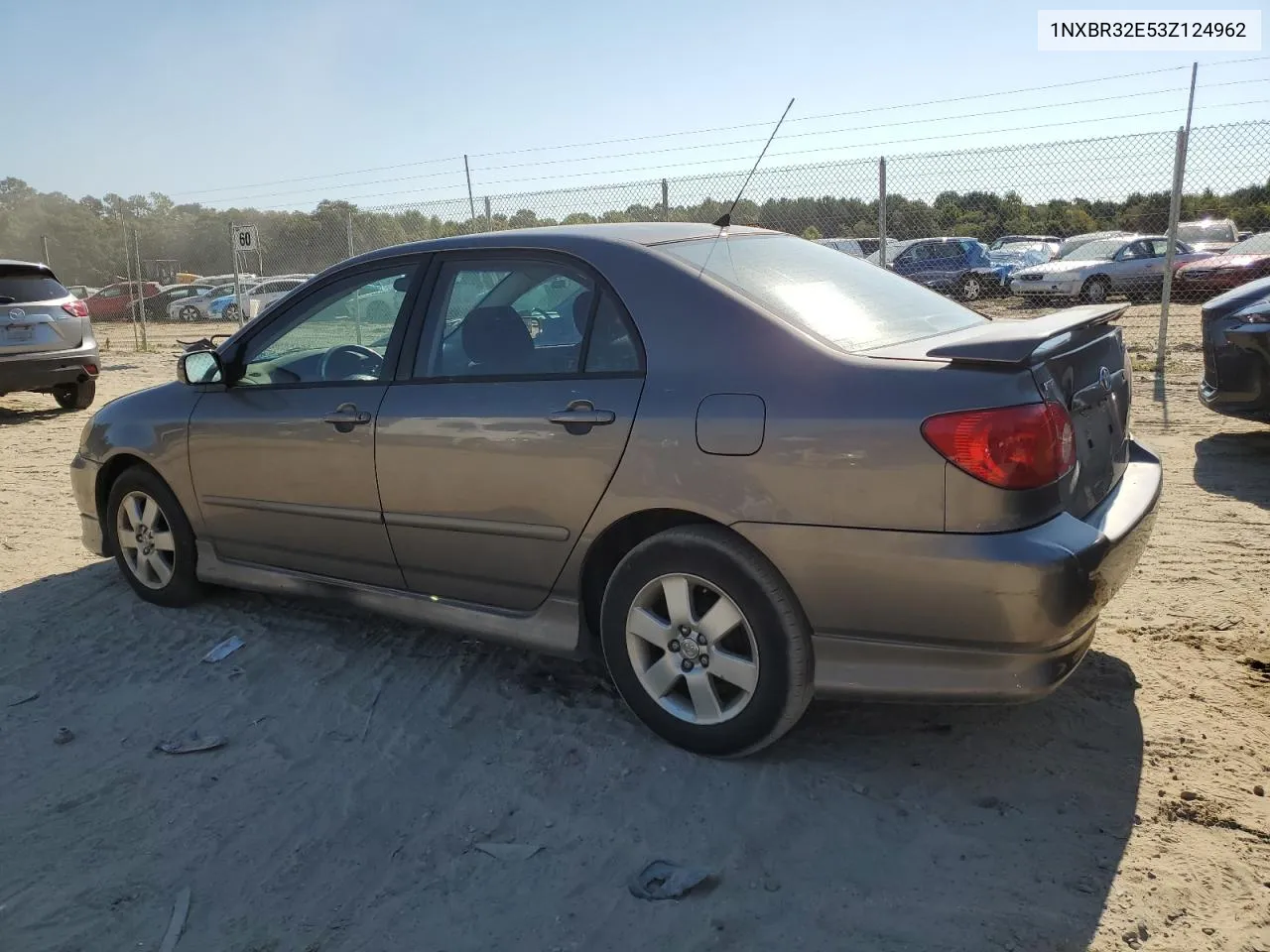 2003 Toyota Corolla Ce VIN: 1NXBR32E53Z124962 Lot: 70924554