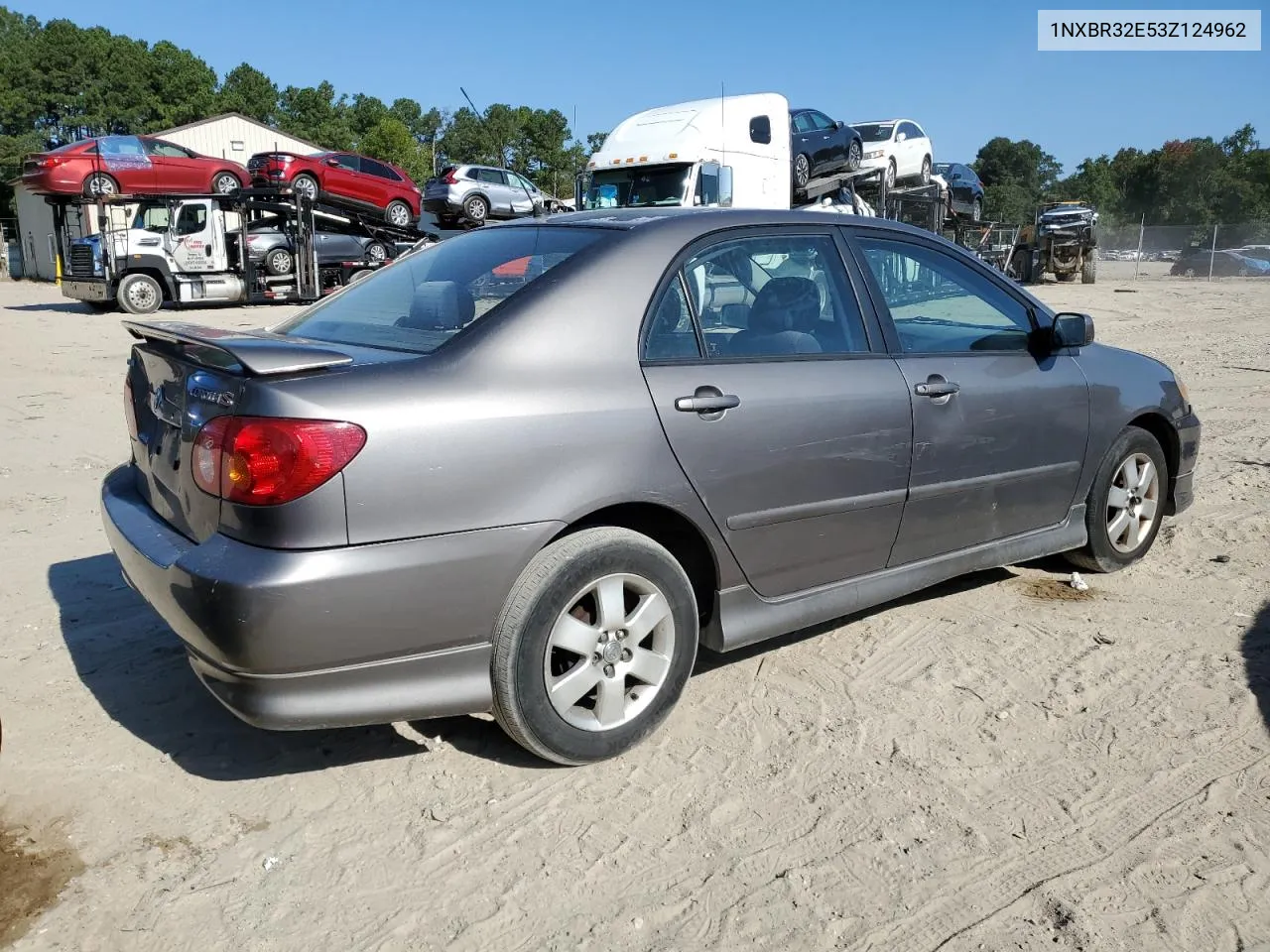 2003 Toyota Corolla Ce VIN: 1NXBR32E53Z124962 Lot: 70924554