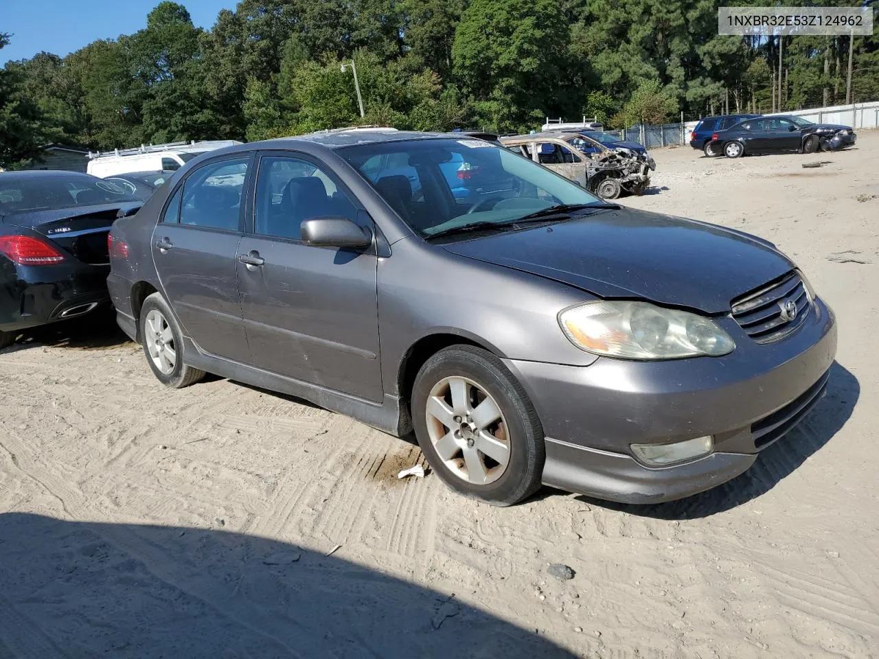 2003 Toyota Corolla Ce VIN: 1NXBR32E53Z124962 Lot: 70924554