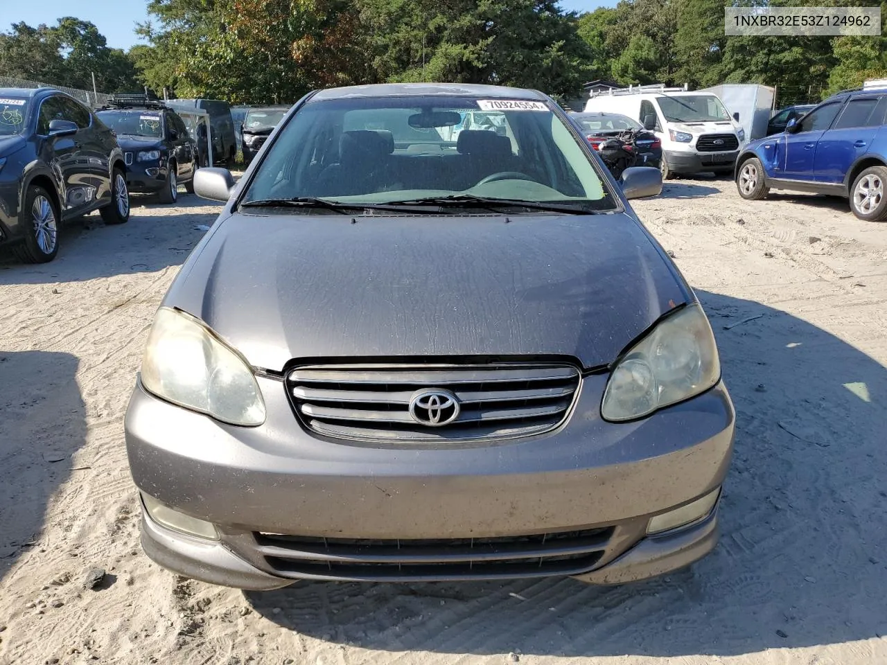 2003 Toyota Corolla Ce VIN: 1NXBR32E53Z124962 Lot: 70924554