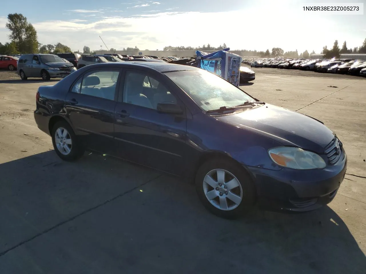 2003 Toyota Corolla Ce VIN: 1NXBR38E23Z005273 Lot: 71004974